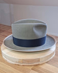CAGNEY FEDORA | STONE COLOR | 50X BEAVER BLEND | SIZE 61, US 7 5/8