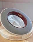 CAGNEY FEDORA | STONE COLOR | 50X BEAVER BLEND | SIZE 61, US 7 5/8