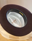 LEIFUR FEDORA | 100X BEAVER | OXBLOOD | SIZE 58, US 7 1/4