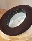 LEIFUR FEDORA | 100X BEAVER | OXBLOOD | SIZE 58, US 7 1/4