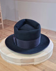 BOGART FEDORA | 50X BEAVER BLEND | BLACK |  SIZE 58, US 7 1/4