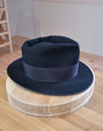 BOGART FEDORA | 50X BEAVER BLEND | BLACK |  SIZE 58, US 7 1/4