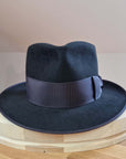 BOGART FEDORA | 50X BEAVER BLEND | BLACK |  SIZE 58, US 7 1/4
