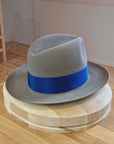 CAGNEY FEDORA | RABBIT & HARE DELUXE BLEND | STONE COLOR | SIZE 60, US 7 1/2