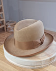 SVEN HOMBURG | 50X BEAVER BLEND | CAMEL COLOR | SIZE 59, US 7 3/8