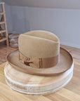 SVEN HOMBURG | 50X BEAVER BLEND | CAMEL COLOR | SIZE 59, US 7 3/8