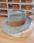 WHIPPET FEDORA | 100X NUTRIA | SAGE COLOR | SIZE 59, US 7 3/8