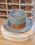 WHIPPET FEDORA | 100X NUTRIA | SAGE COLOR | SIZE 59, US 7 3/8