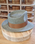 WHIPPET FEDORA | 100X NUTRIA | SAGE COLOR | SIZE 59, US 7 3/8