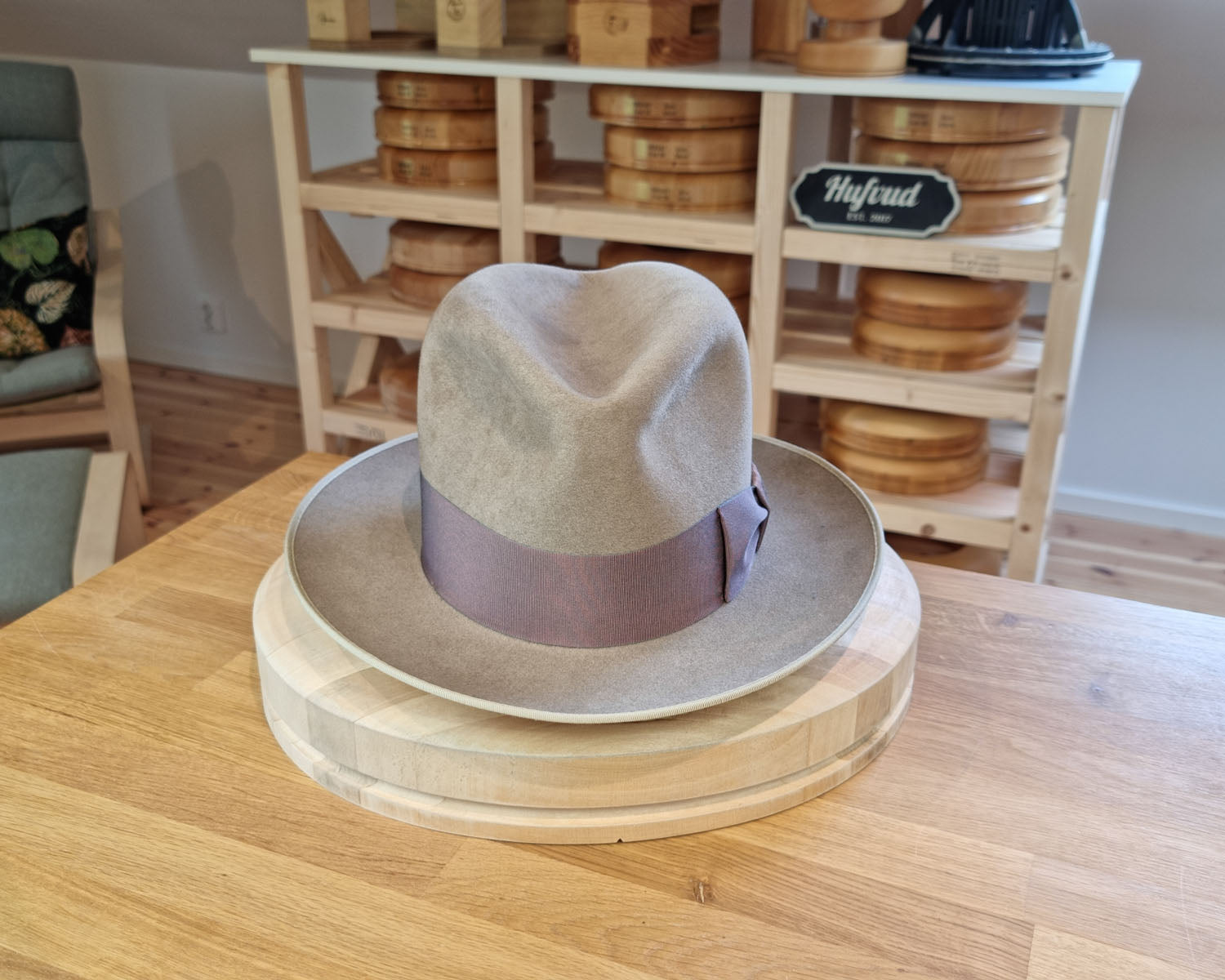 CAGNEY FEDORA | 100X BEAVER | NATURAL COLOR | SIZE 59, US 7 3/8