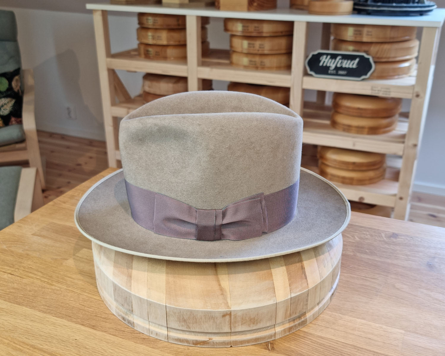 CAGNEY FEDORA | 100X BEAVER | NATURAL COLOR | SIZE 59, US 7 3/8