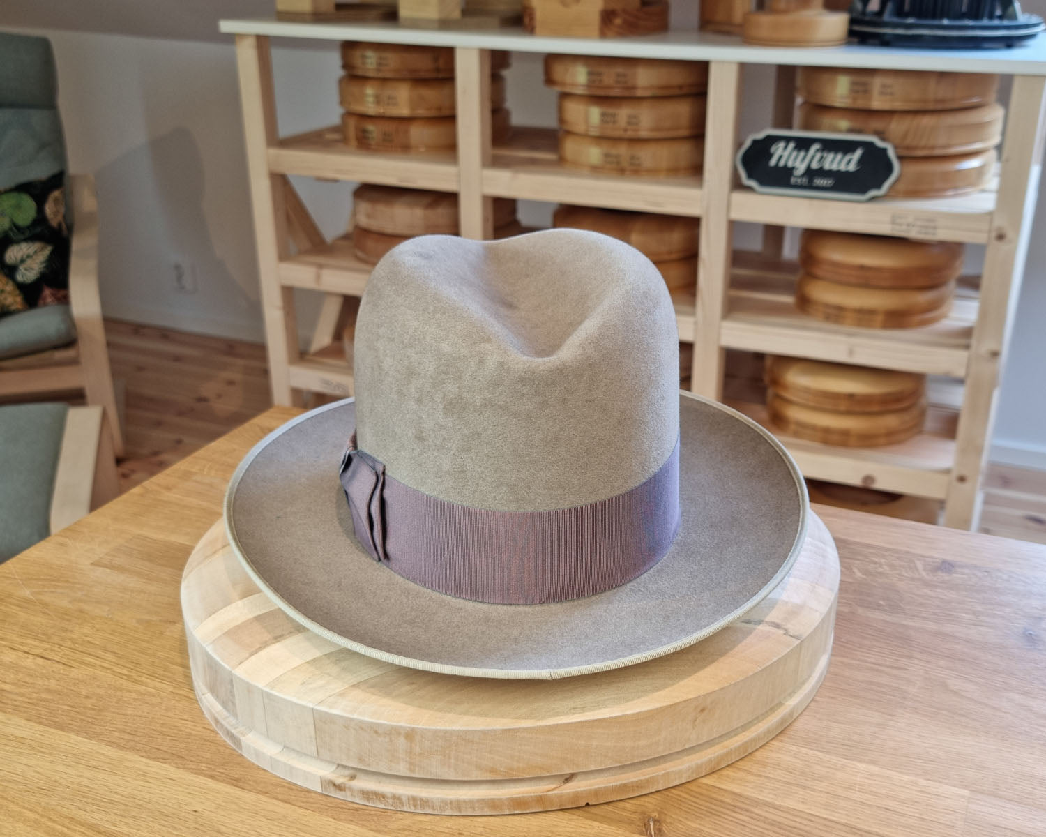 CAGNEY FEDORA | 100X BEAVER | NATURAL COLOR | SIZE 59, US 7 3/8