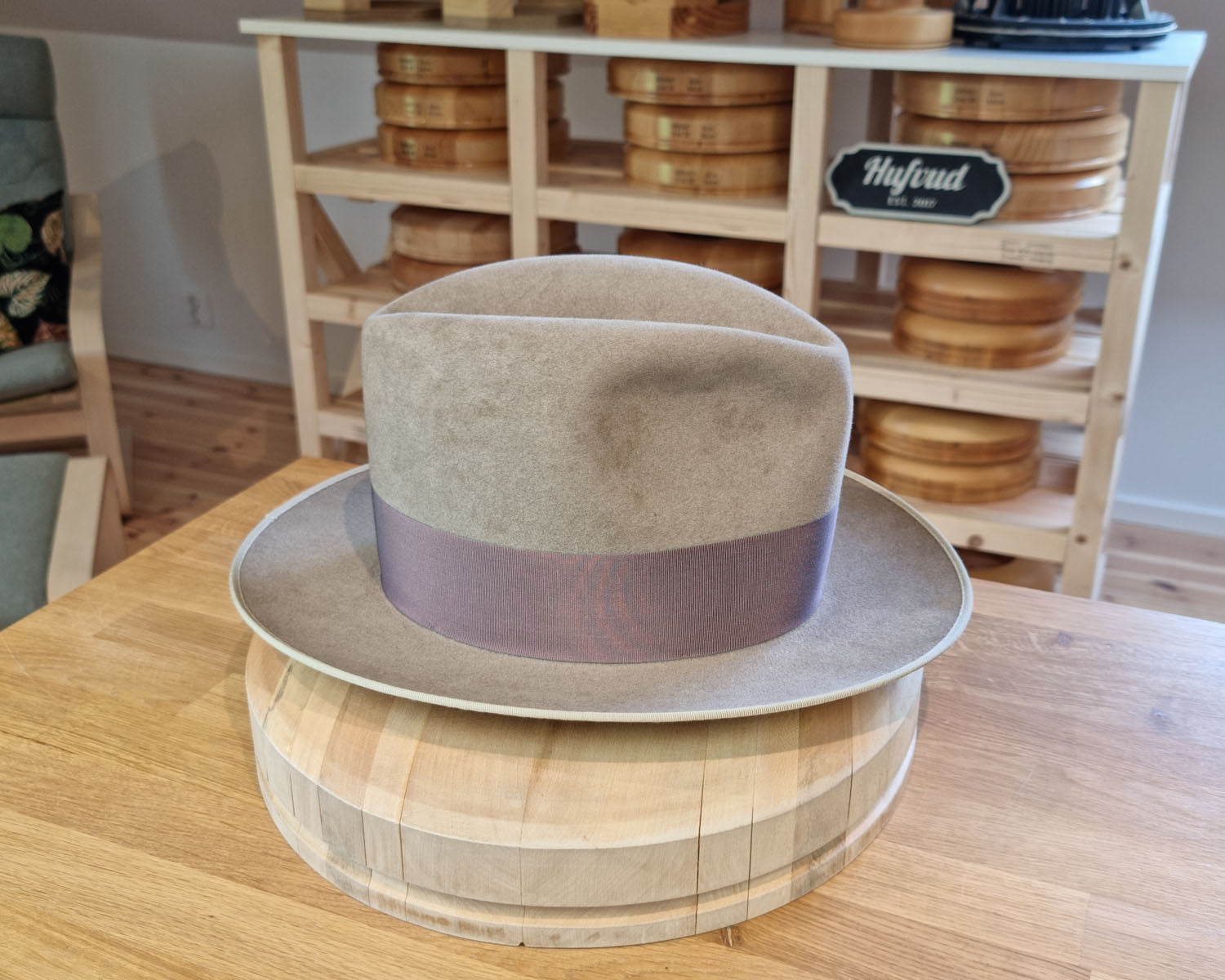 CAGNEY FEDORA | 100X BEAVER | NATURAL COLOR | SIZE 59, US 7 3/8