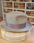 CAGNEY FEDORA | 100X BEAVER | NATURAL COLOR | SIZE 59, US 7 3/8