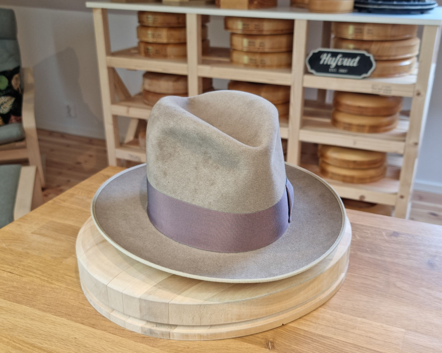 CAGNEY FEDORA | 100X BEAVER | NATURAL COLOR | SIZE 59, US 7 3/8