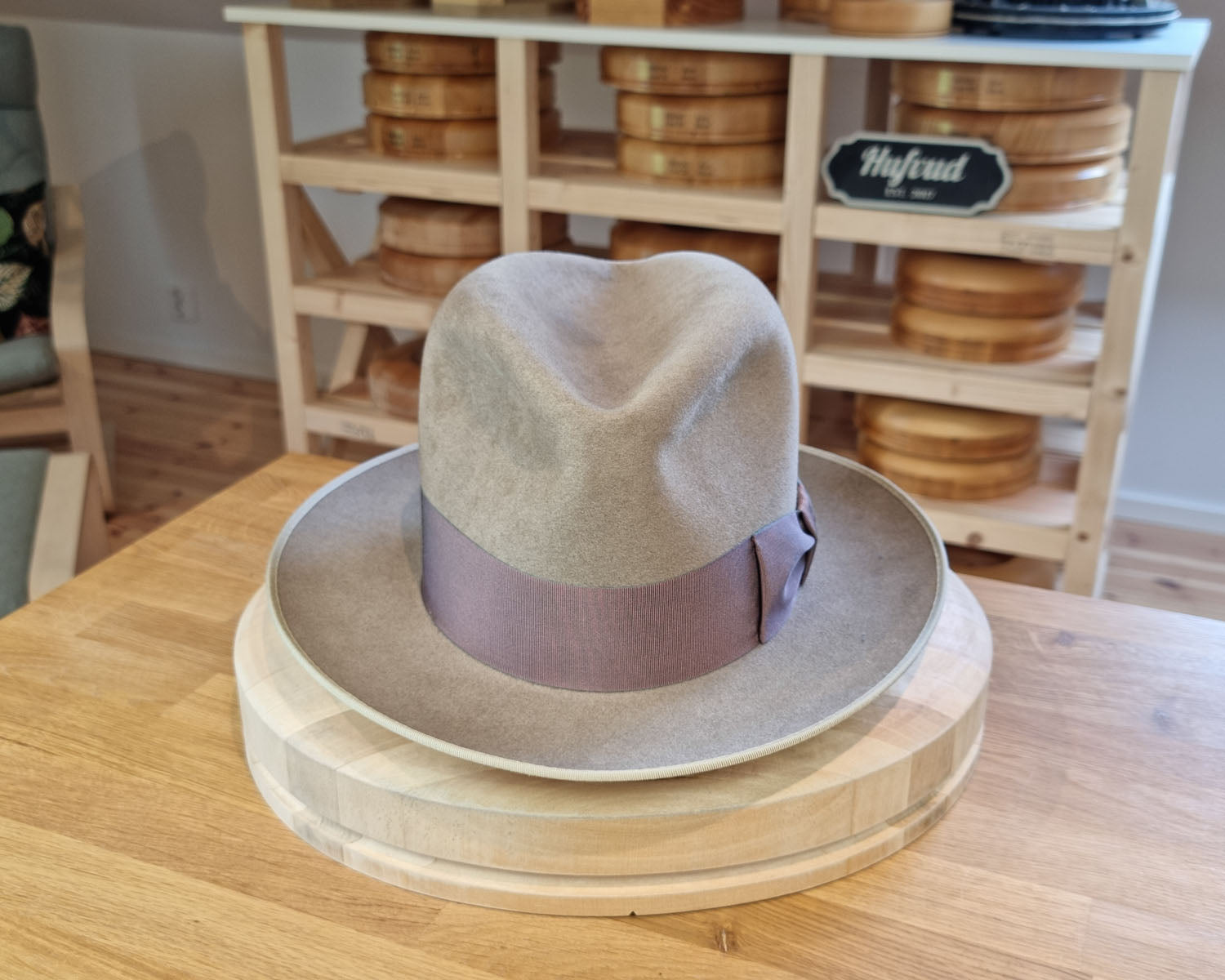 CAGNEY FEDORA | 100X BEAVER | NATURAL COLOR | SIZE 59, US 7 3/8