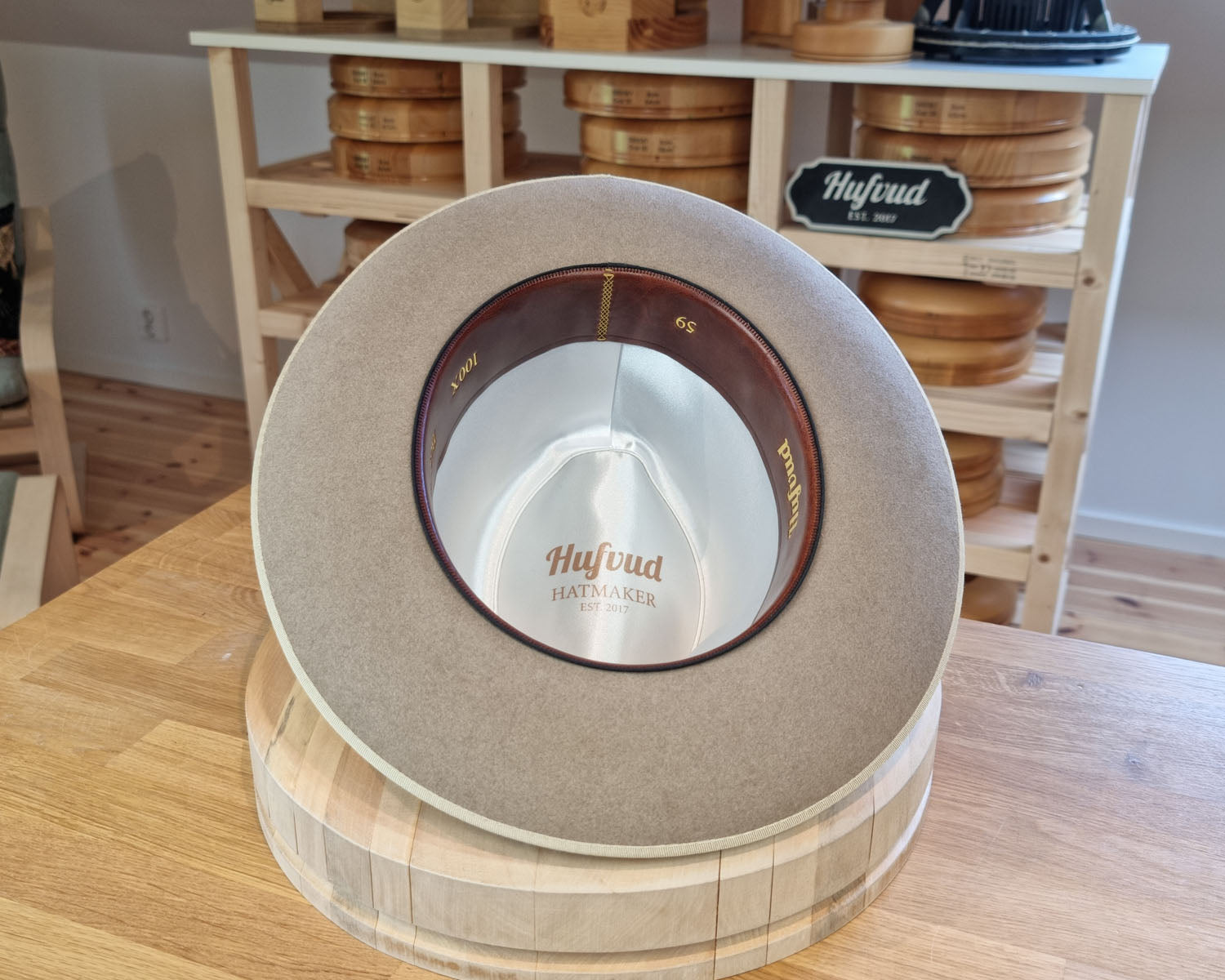 CAGNEY FEDORA | 100X BEAVER | NATURAL COLOR | SIZE 59, US 7 3/8