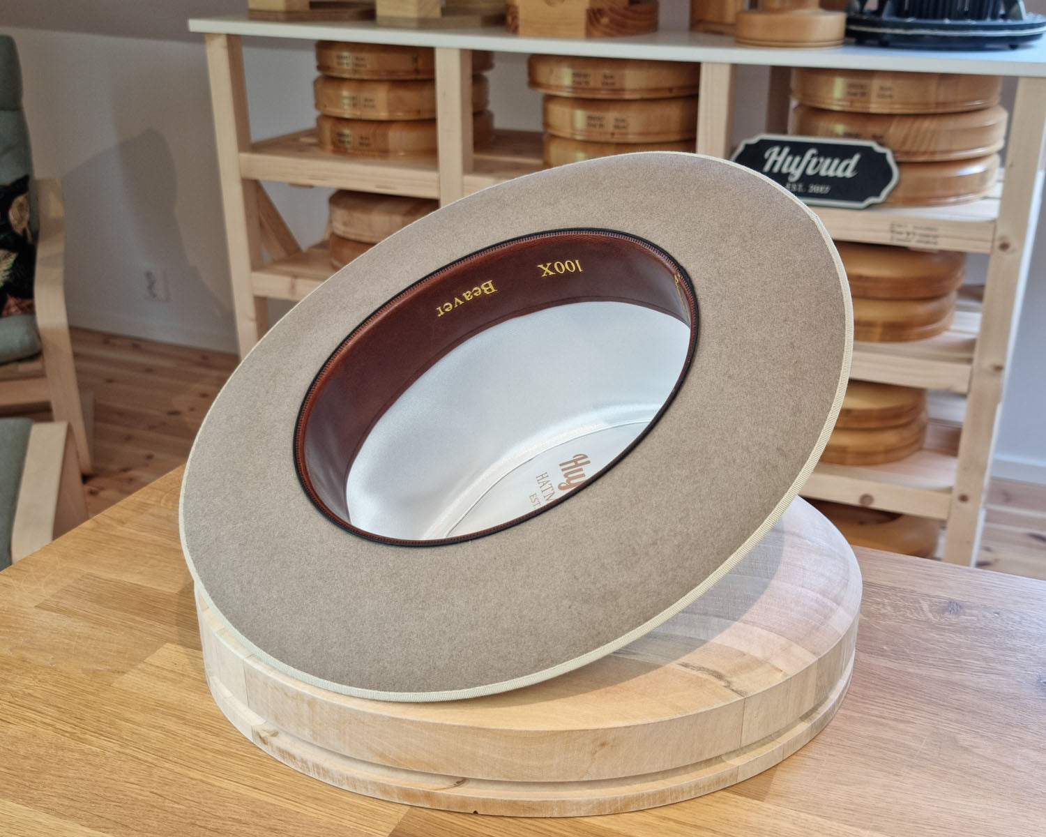 CAGNEY FEDORA | 100X BEAVER | NATURAL COLOR | SIZE 59, US 7 3/8