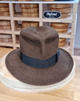 LEIFUR Lucky FEDORA | 50X BEAVER BLEND | SABLE BROWN | SIZE 59, US 7 3/8