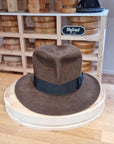 LEIFUR Lucky FEDORA | 50X BEAVER BLEND | SABLE BROWN | SIZE 59, US 7 3/8