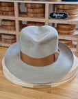 LEIFUR Lucky FEDORA | 50X BEAVER BLEND | DOVE GRAY COLOR | SIZE 61, US 7 5/8