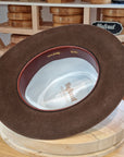 LEIFUR Lucky FEDORA | 50X BEAVER BLEND | SABLE BROWN | SIZE 58, US 7 1/4