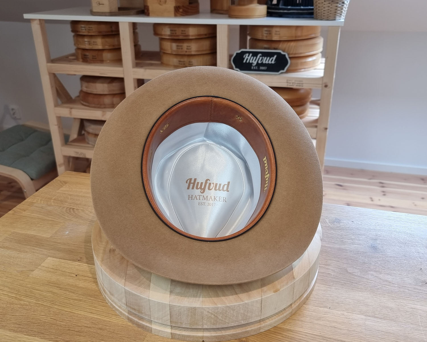 BOGART FEDORA | 50X BEAVER BLEND | CAMEL COLOR |  SIZE 56, US 7