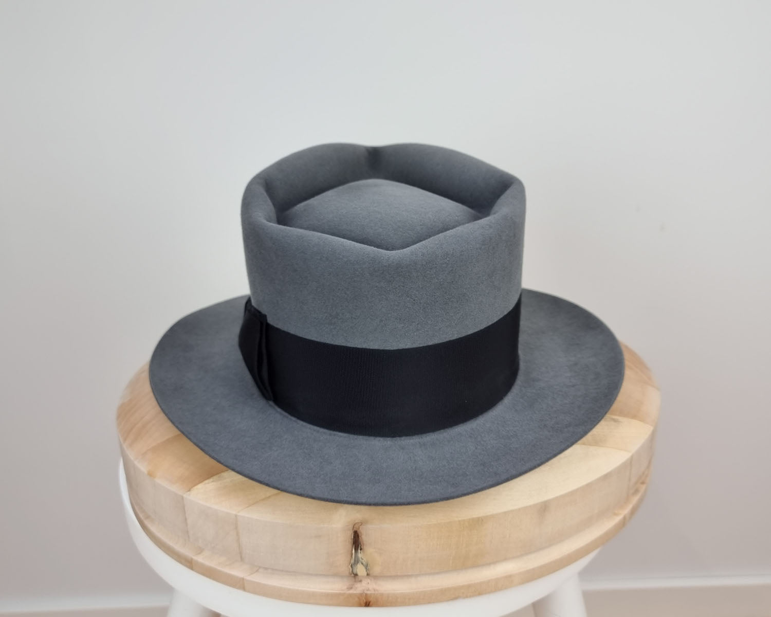 BOGART FEDORA | 50X BEAVER BLEND | EMERALD GRAY COLOR | SIZE 56, US 7