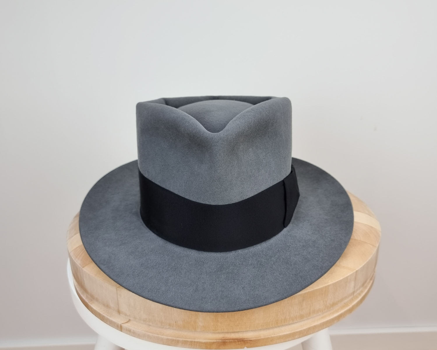 BOGART FEDORA | 50X BEAVER BLEND | EMERALD GRAY COLOR | SIZE 56, US 7