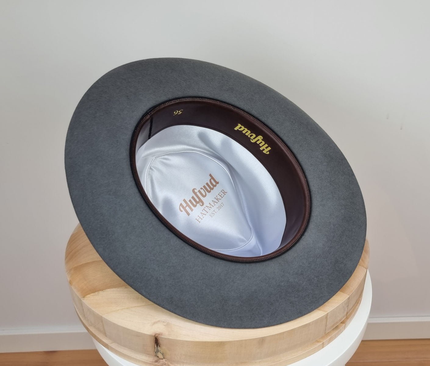 BOGART FEDORA | 50X BEAVER BLEND | EMERALD GRAY COLOR | SIZE 56, US 7