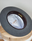 BOGART FEDORA | 50X BEAVER BLEND | EMERALD GRAY COLOR | SIZE 56, US 7