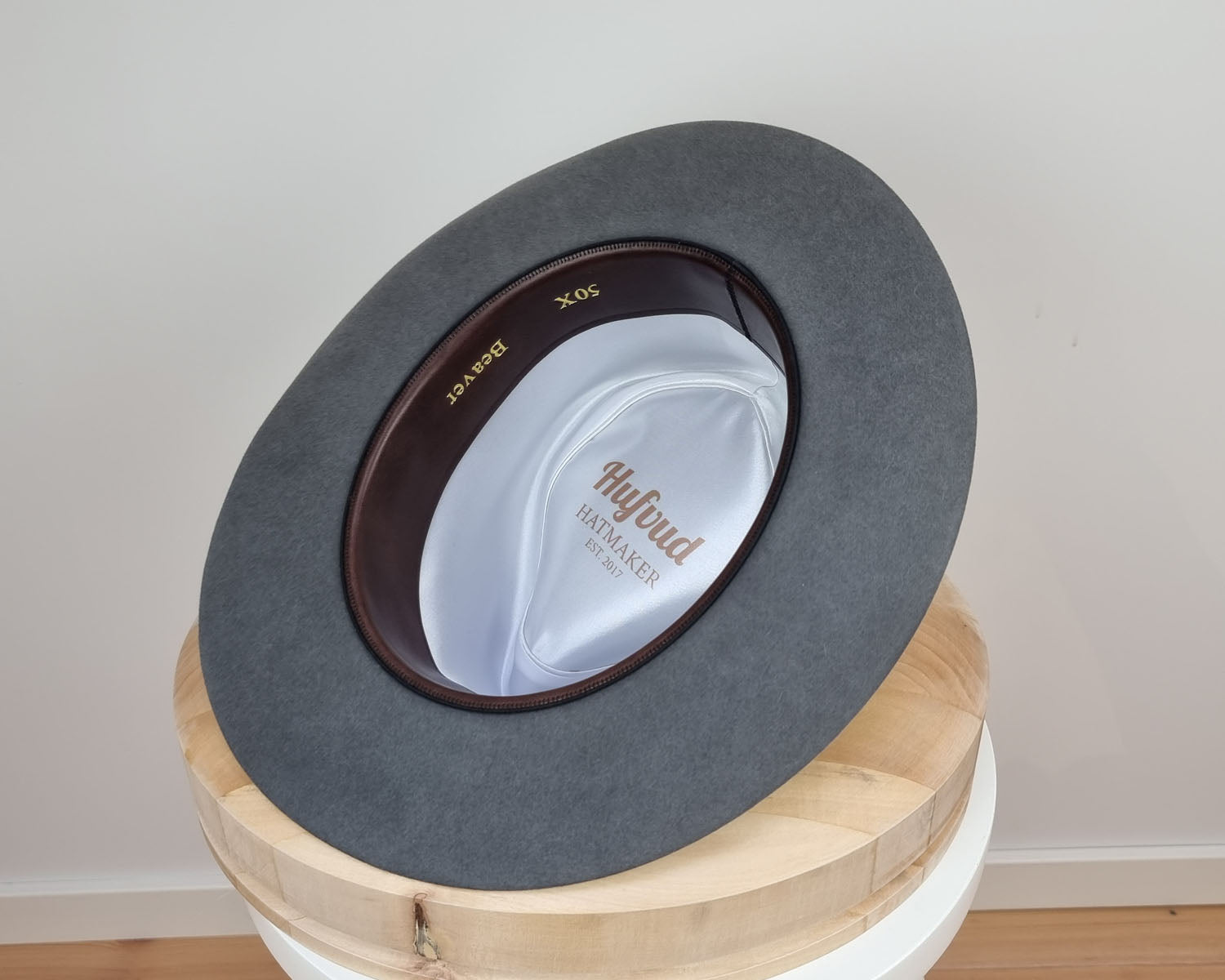 BOGART FEDORA | 50X BEAVER BLEND | EMERALD GRAY COLOR | SIZE 56, US 7