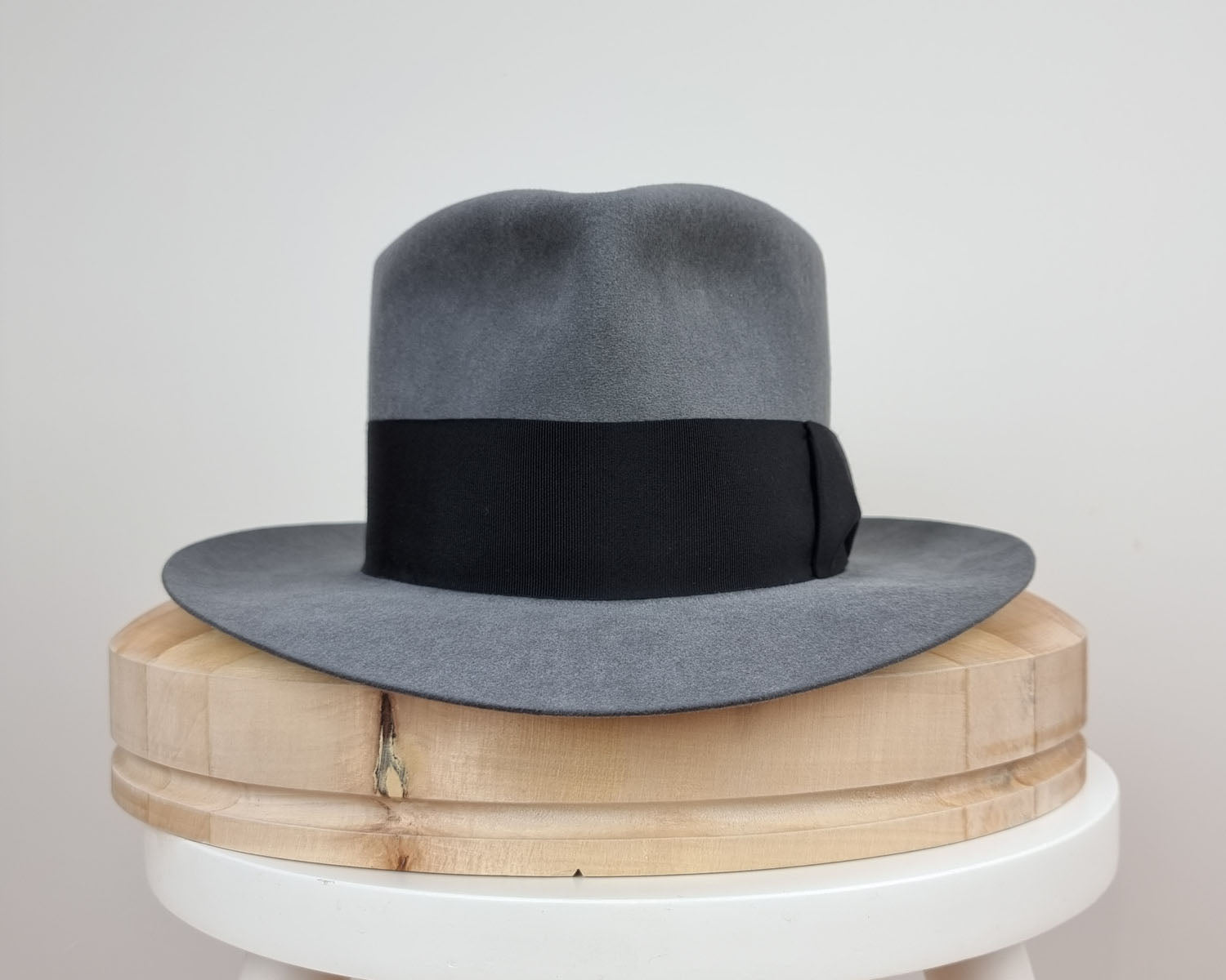 BOGART FEDORA | 50X BEAVER BLEND | EMERALD GRAY COLOR | SIZE 56, US 7