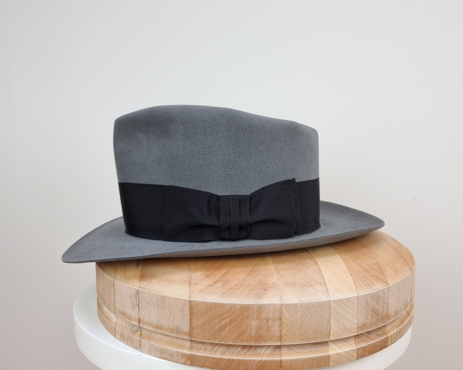 BOGART FEDORA | 50X BEAVER BLEND | EMERALD GRAY COLOR | SIZE 56, US 7