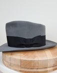 BOGART FEDORA | 50X BEAVER BLEND | EMERALD GRAY COLOR | SIZE 56, US 7