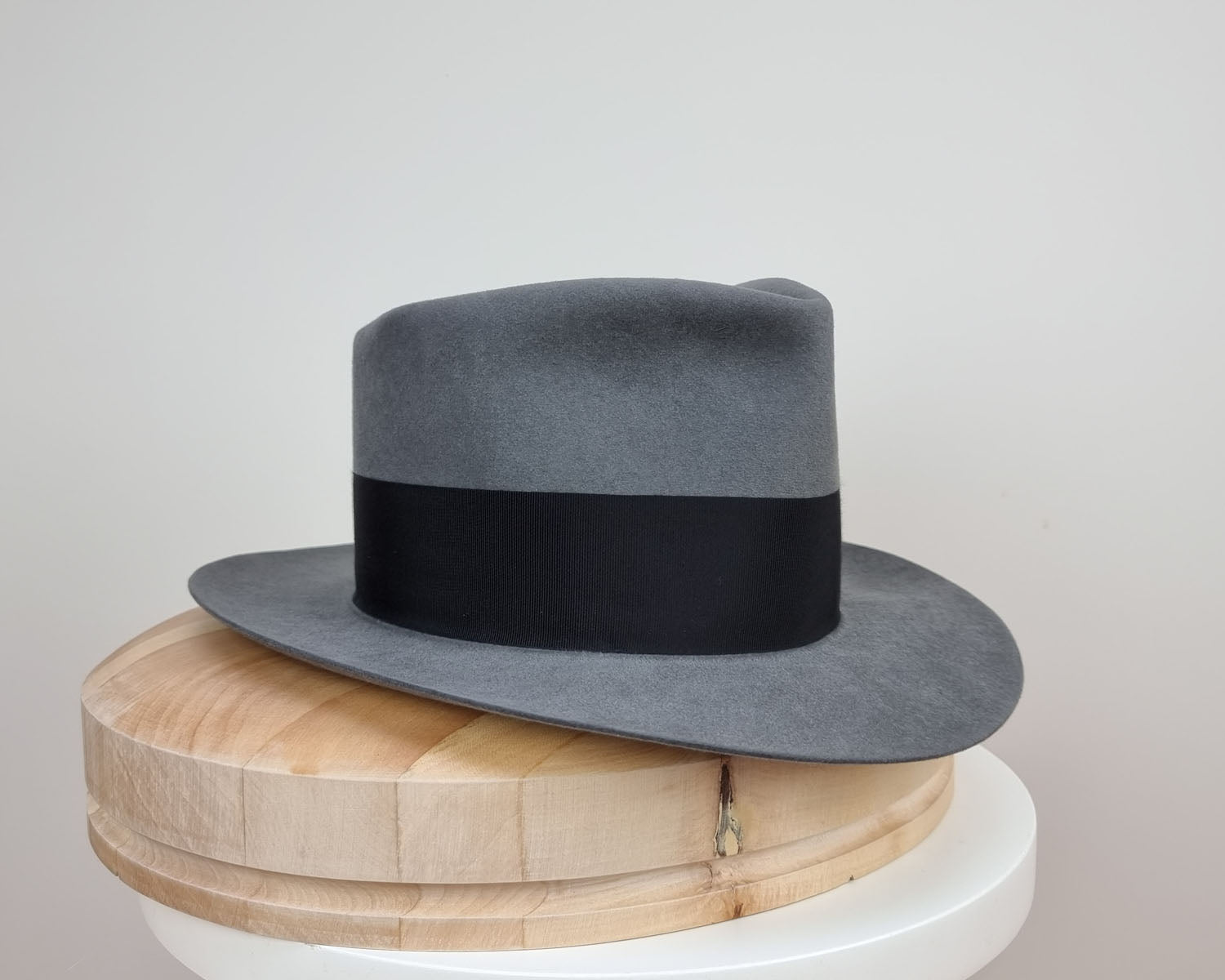 BOGART FEDORA | 50X BEAVER BLEND | EMERALD GRAY COLOR | SIZE 56, US 7