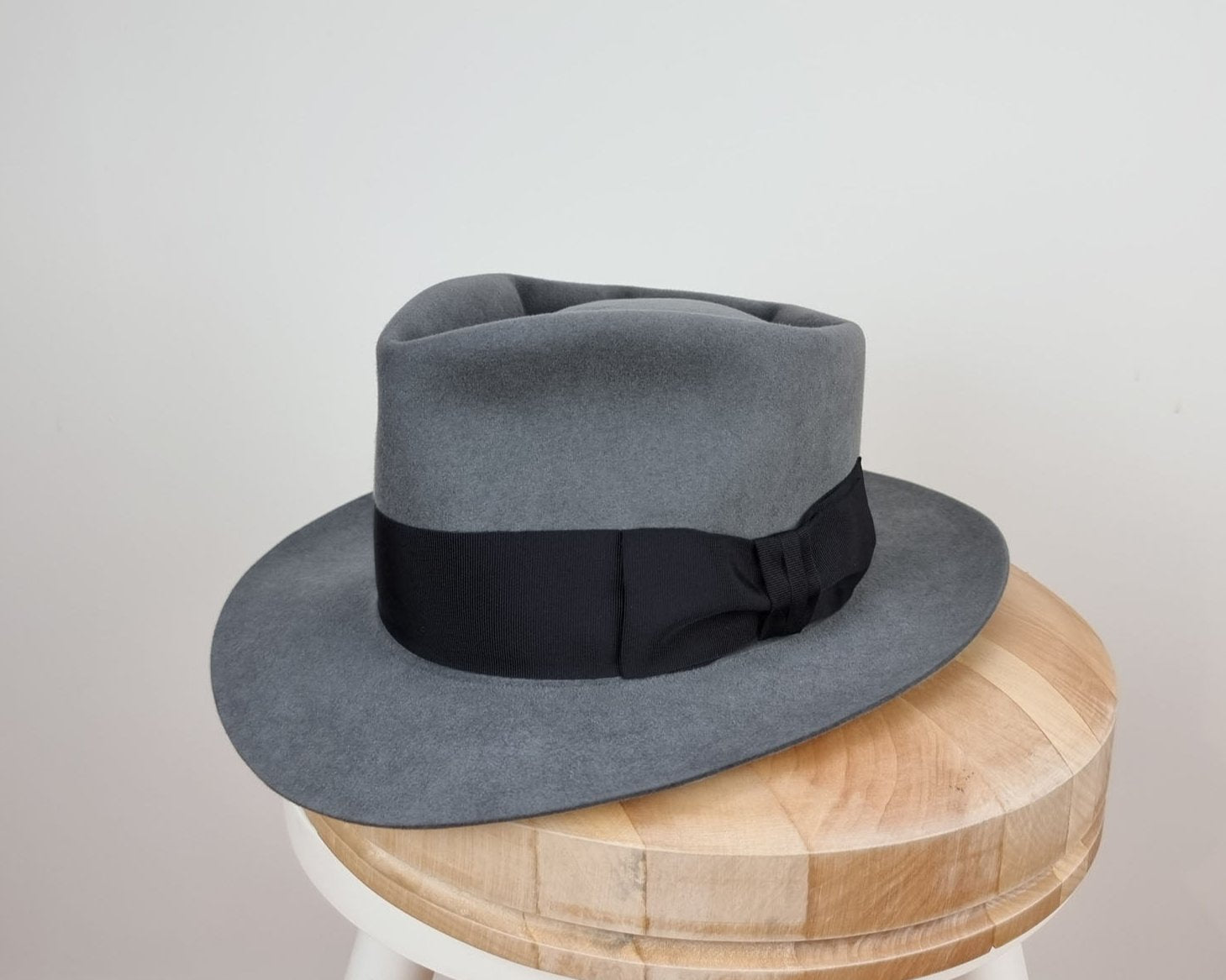 BOGART FEDORA | 50X BEAVER BLEND | EMERALD GRAY COLOR | SIZE 55, US 6 7/8
