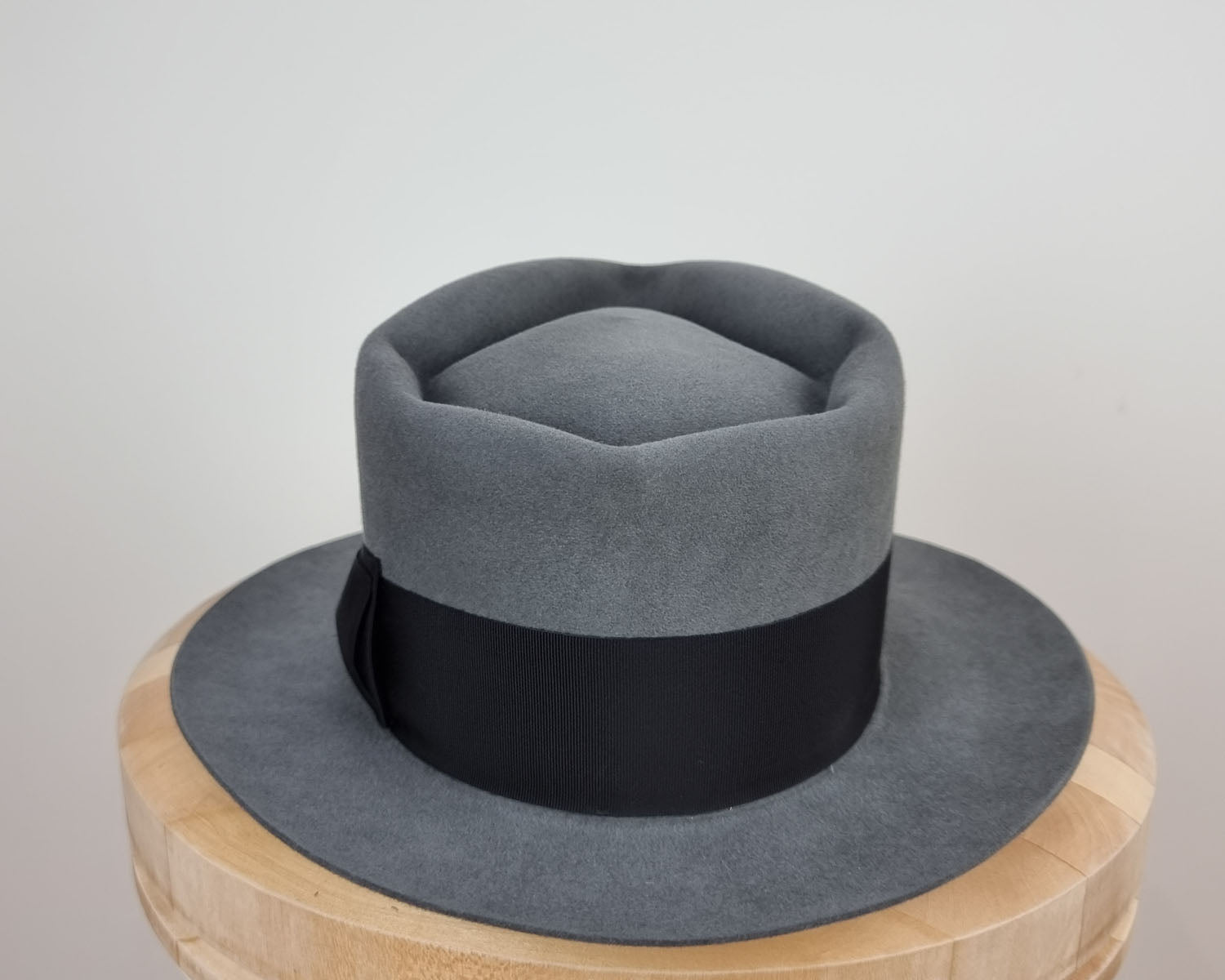 BOGART FEDORA | 50X BEAVER BLEND | EMERALD GRAY COLOR | SIZE 55, US 6 7/8
