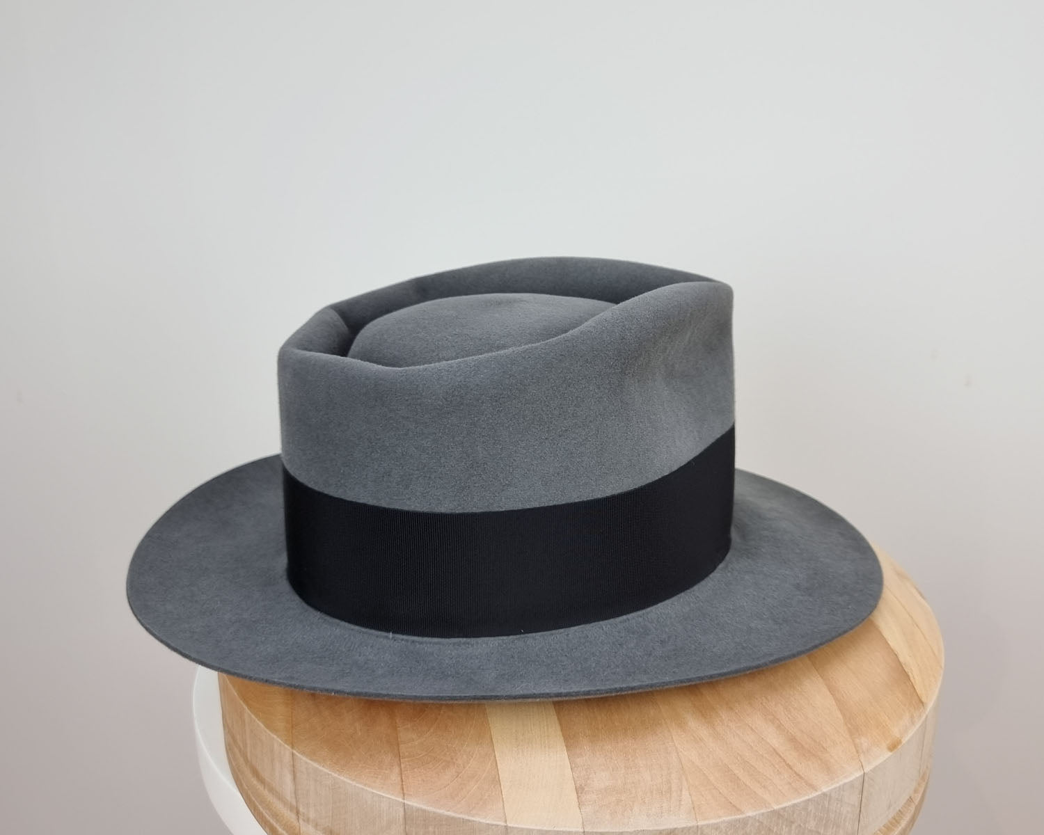BOGART FEDORA | 50X BEAVER BLEND | EMERALD GRAY COLOR | SIZE 55, US 6 7/8