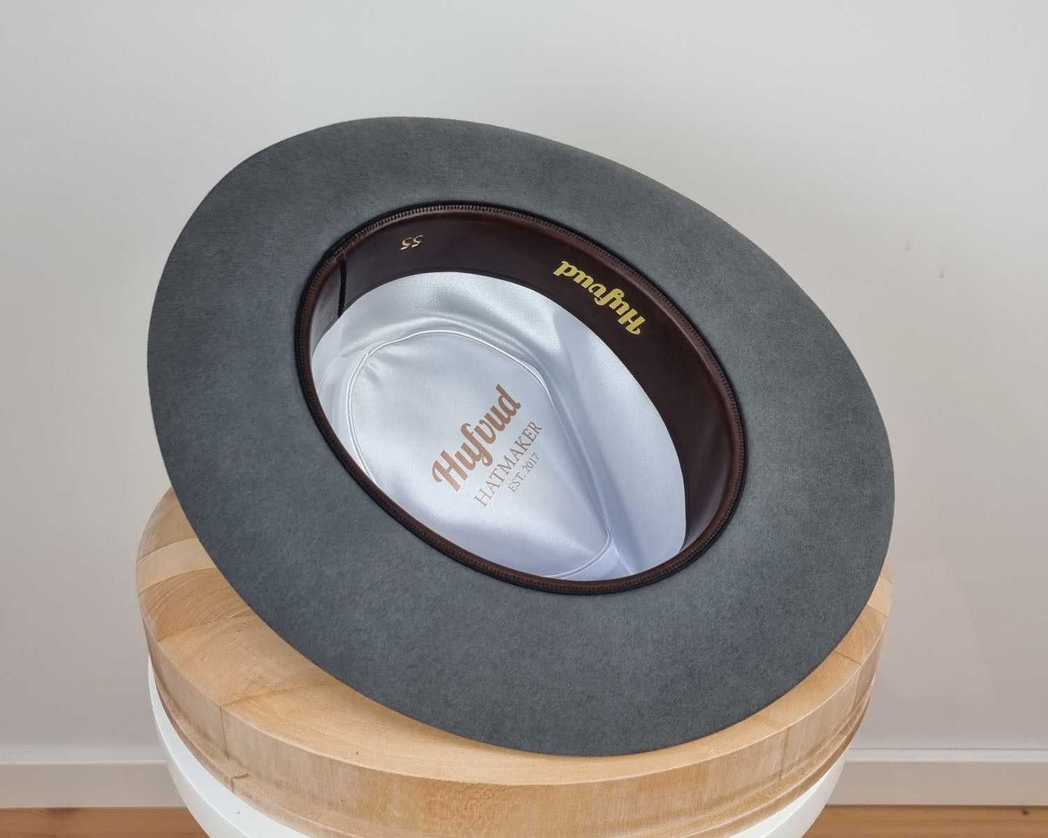 BOGART FEDORA | 50X BEAVER BLEND | EMERALD GRAY COLOR | SIZE 55, US 6 7/8