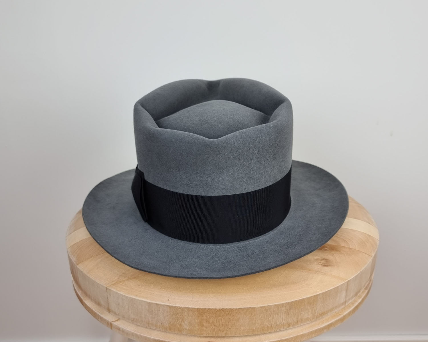 BOGART FEDORA | 50X BEAVER BLEND | EMERALD GRAY COLOR | SIZE 58, US 7 1/4