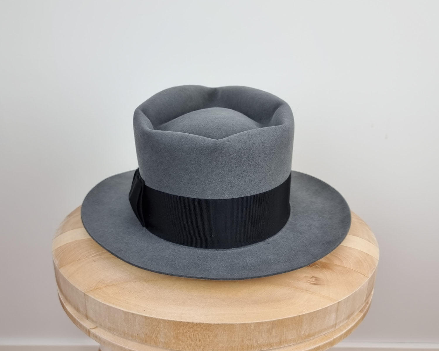 BOGART FEDORA | 50X BEAVER BLEND | EMERALD GRAY COLOR | SIZE 57, US 7 1/8