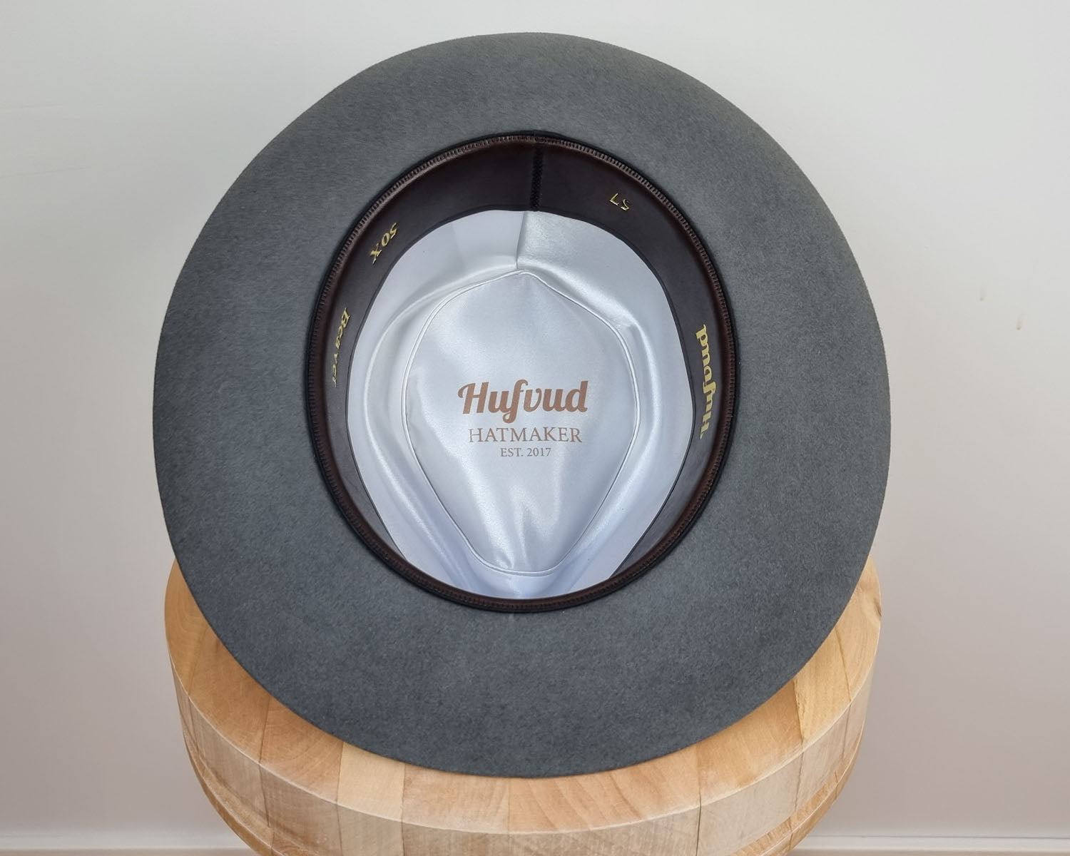 BOGART FEDORA | 50X BEAVER BLEND | EMERALD GRAY COLOR | SIZE 57, US 7 1/8