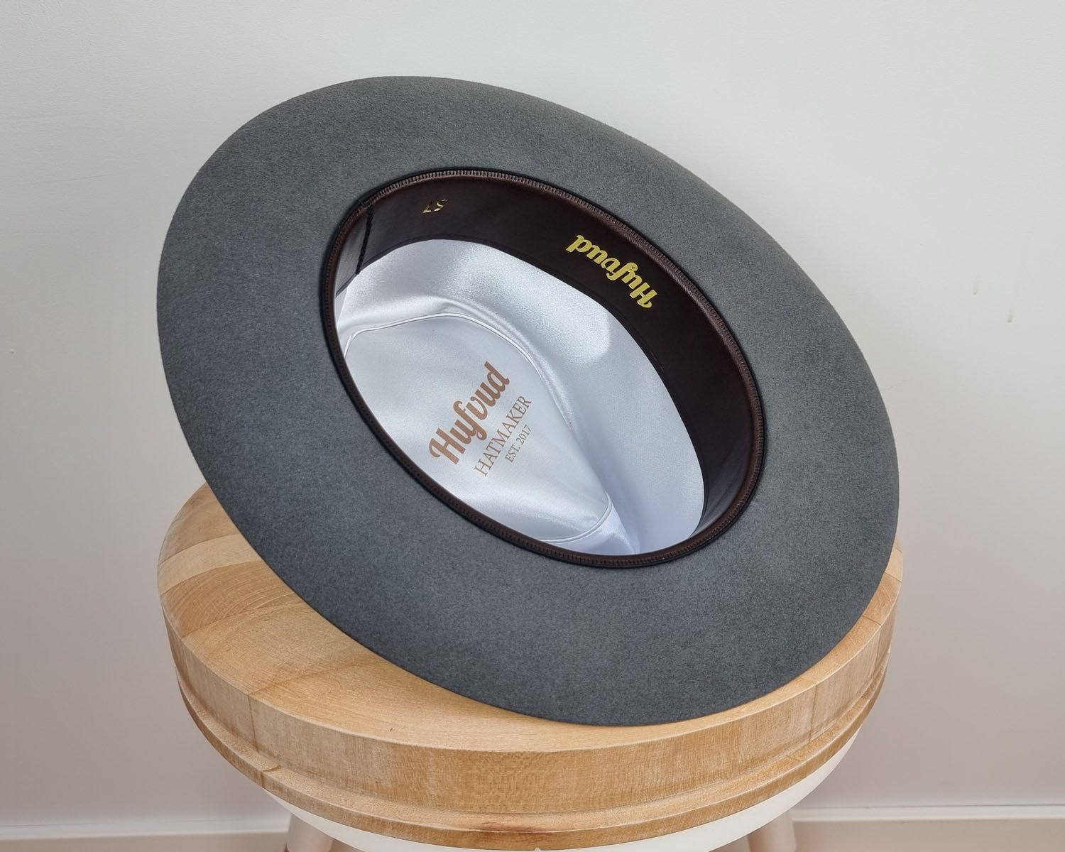 BOGART FEDORA | 50X BEAVER BLEND | EMERALD GRAY COLOR | SIZE 57, US 7 1/8