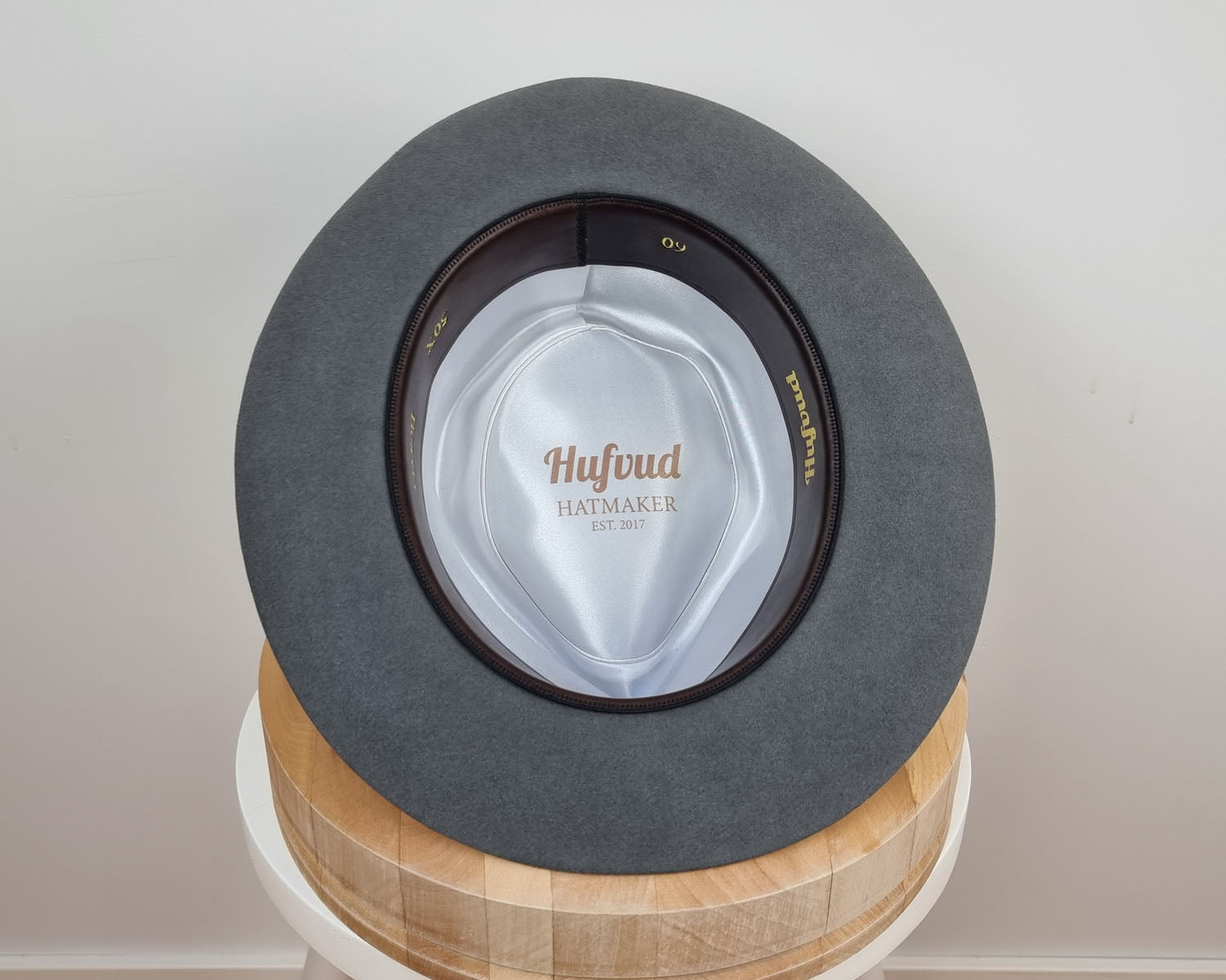 BOGART FEDORA | 50X BEAVER BLEND | EMERALD GRAY COLOR | SIZE 60, US 7 1/2