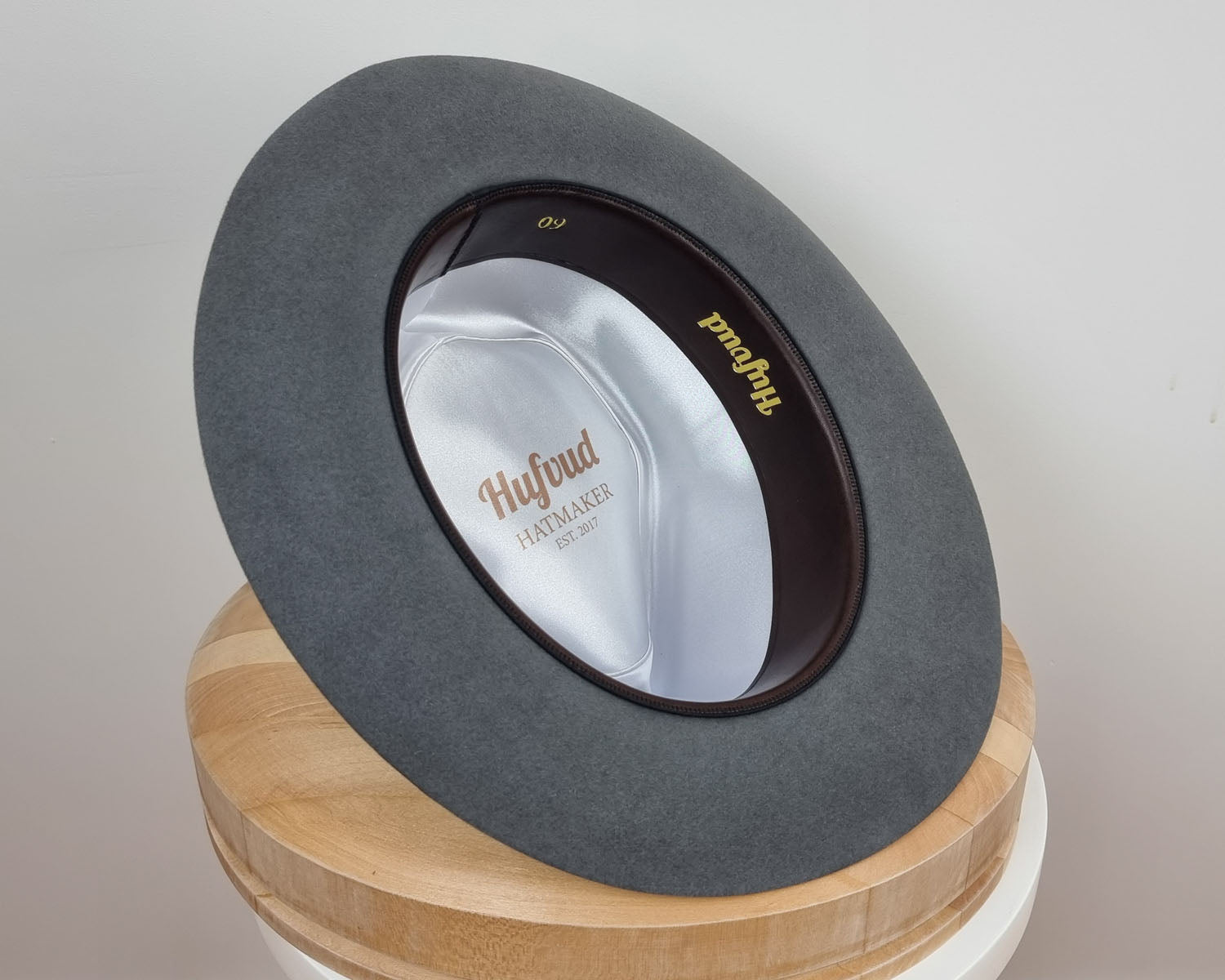 BOGART FEDORA | 50X BEAVER BLEND | EMERALD GRAY COLOR | SIZE 60, US 7 1/2