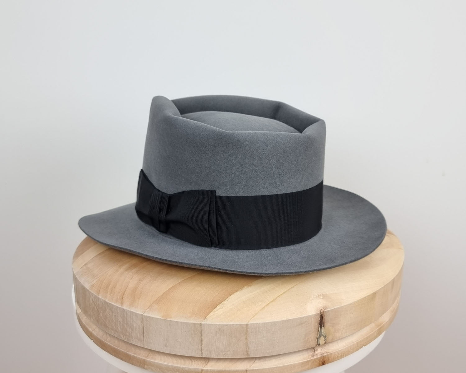 BOGART FEDORA | 50X BEAVER BLEND | EMERALD GRAY COLOR | SIZE 59, US 7 3/8