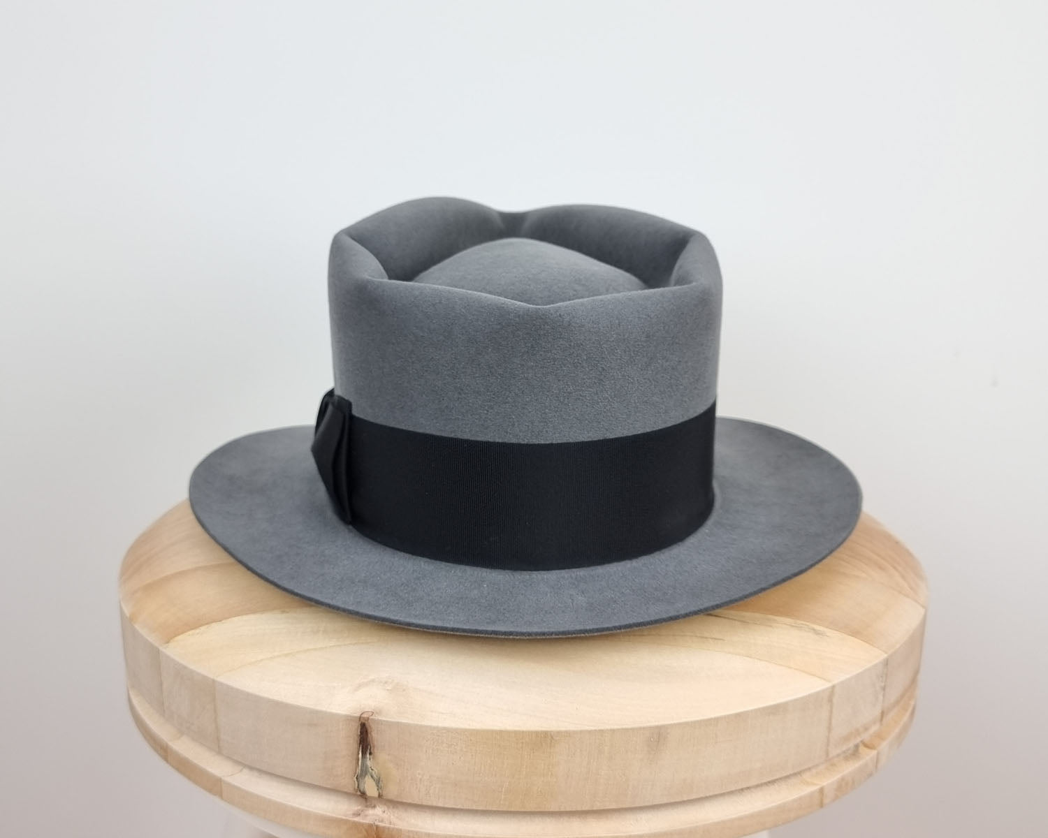 BOGART FEDORA | 50X BEAVER BLEND | EMERALD GRAY COLOR | SIZE 59, US 7 3/8
