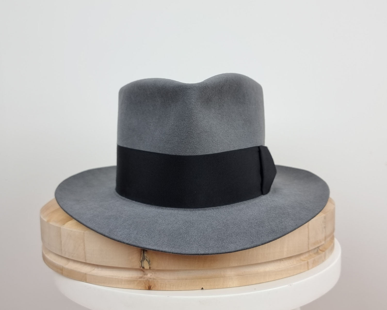 BOGART FEDORA | 50X BEAVER BLEND | EMERALD GRAY COLOR | SIZE 59, US 7 3/8