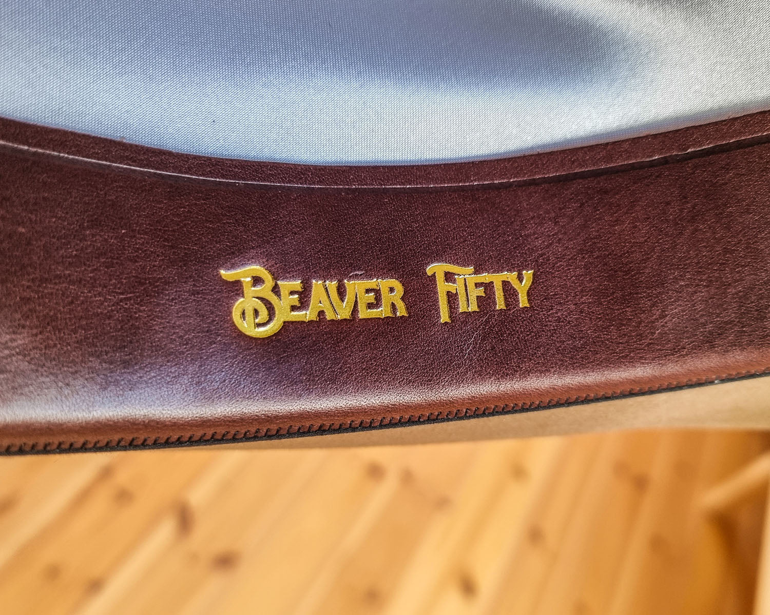 LEIFUR Adventure FEDORA | BEAVER FIFTY WESTERN FELT | PECAN COLOR | SIZE 59, US 7 3/8